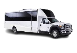 White Mini Bus